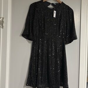 Old navy size small black sparkle dress